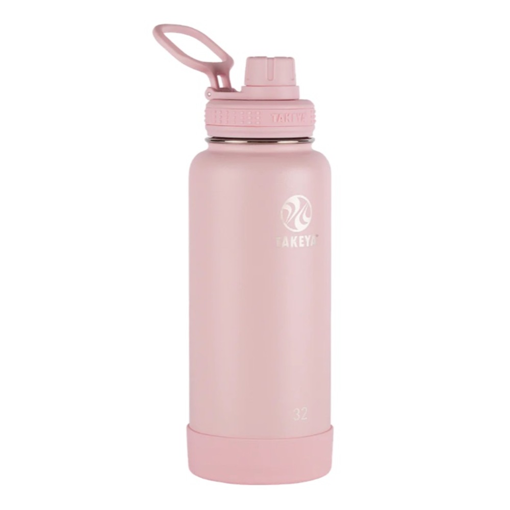 Takeya Blush Insulated Water Bottle With Spout Lid
